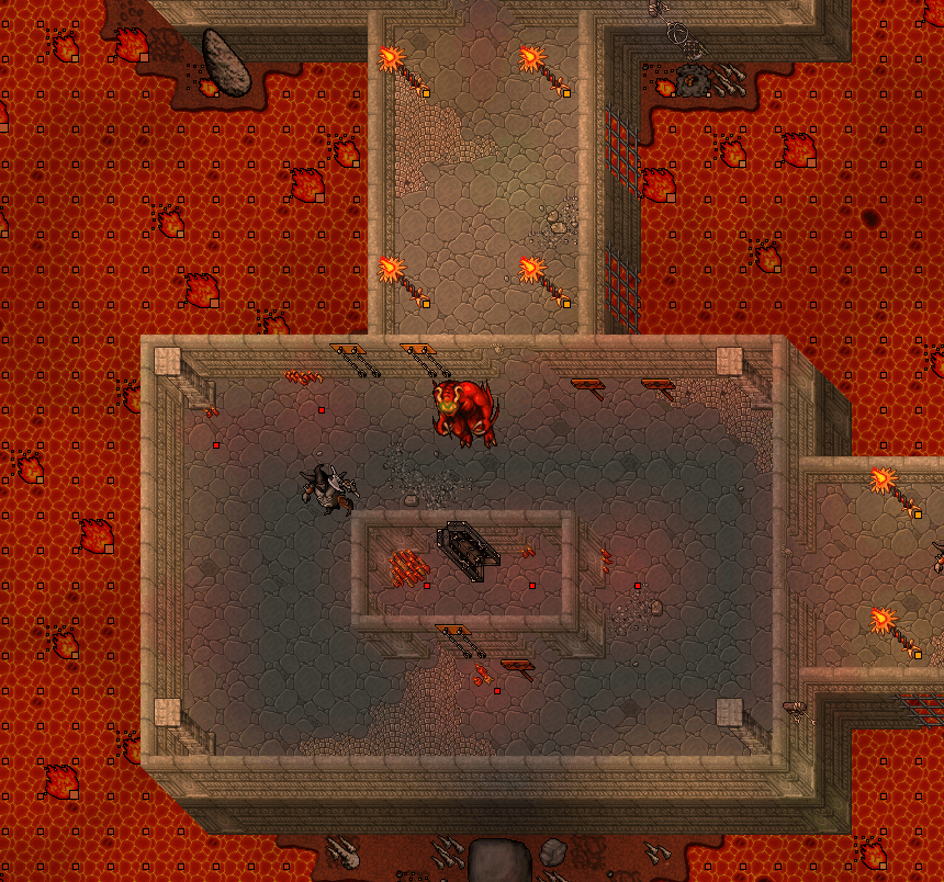 Retro Tibia 7.4 gameplay on Exoria74